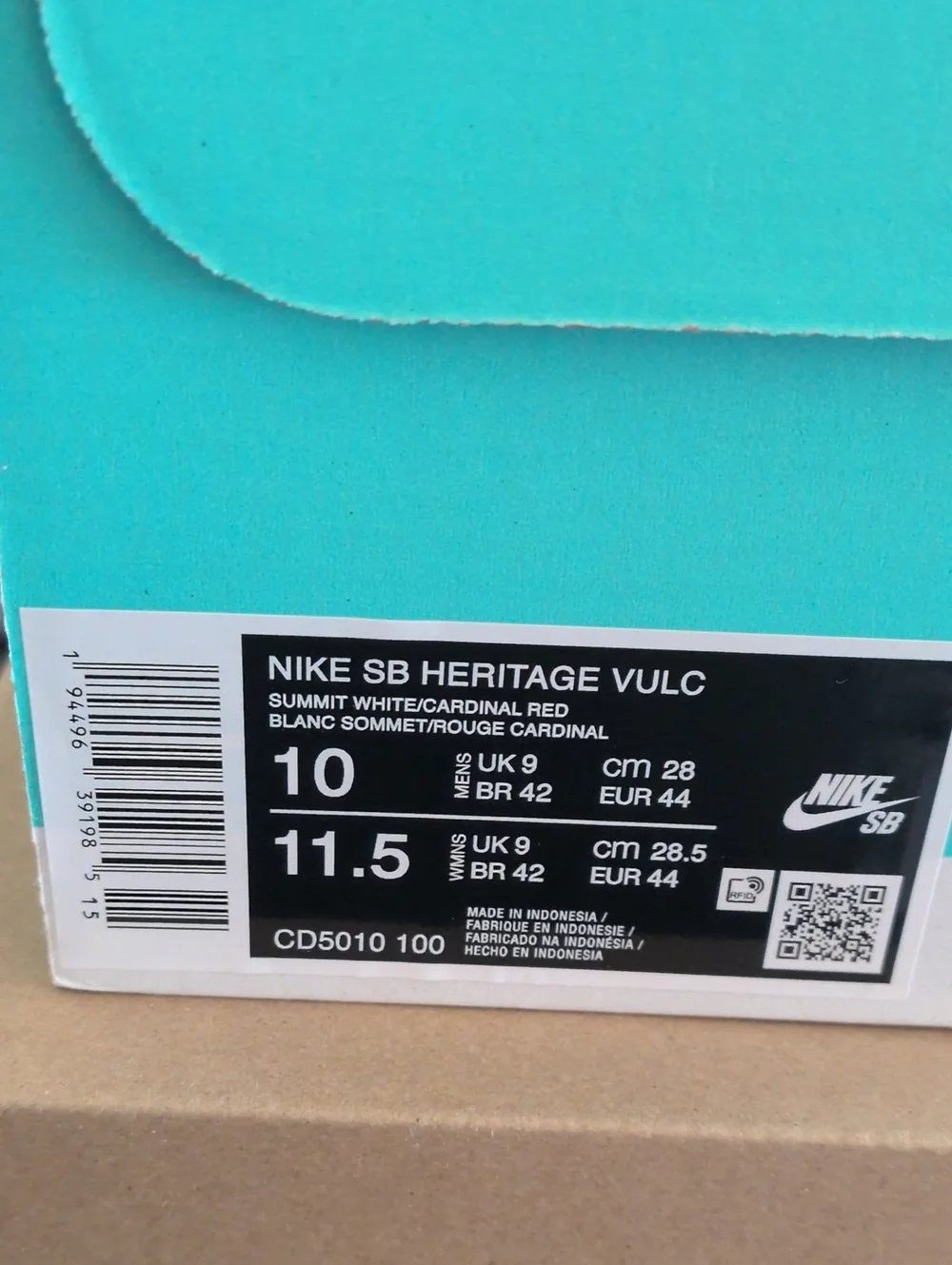 (NEW) Nike SB Heritage Vulc Men's Size 10